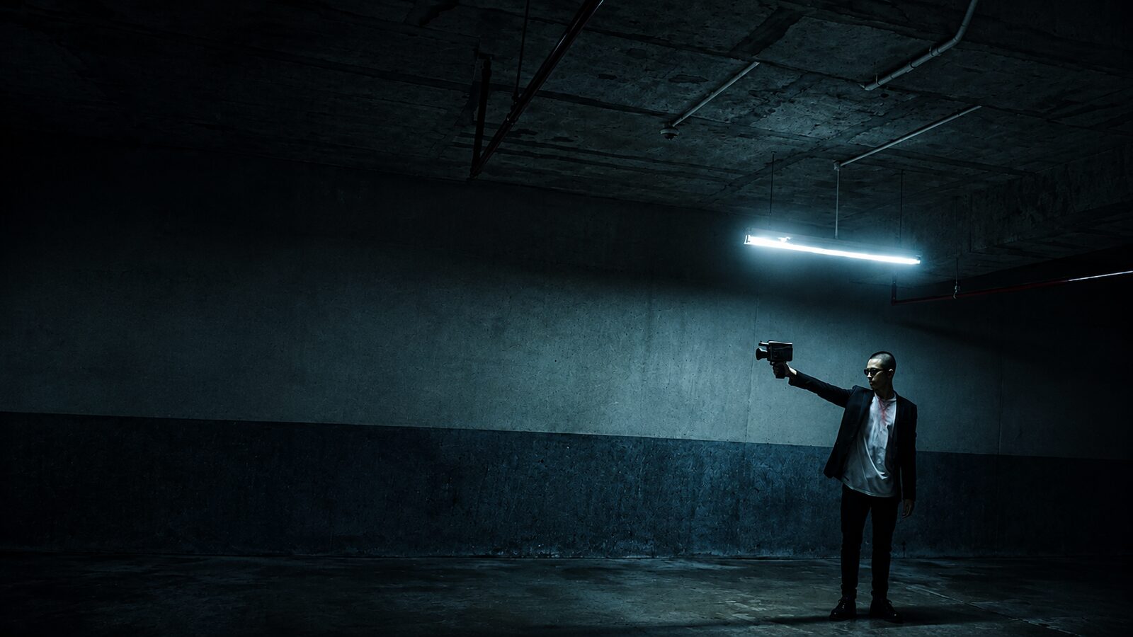 Cinematic parking garage